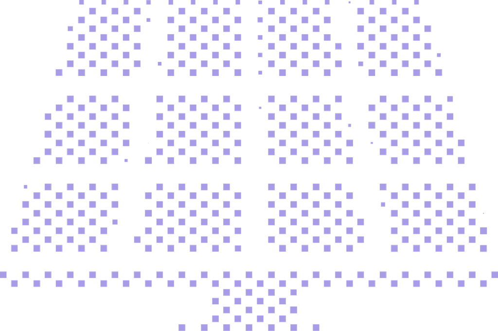 atmospheric image - a computer screen made of squares